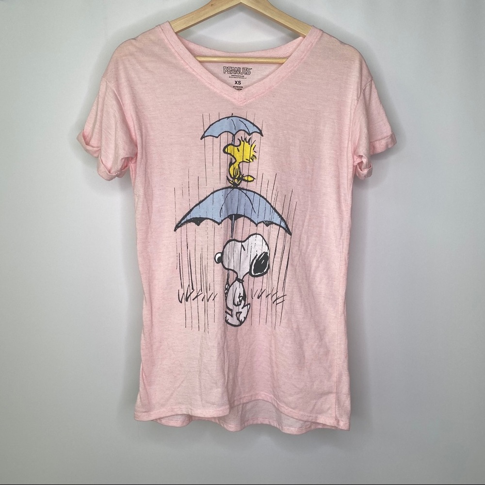 Peanuts Snoopy V neck T-shirt
